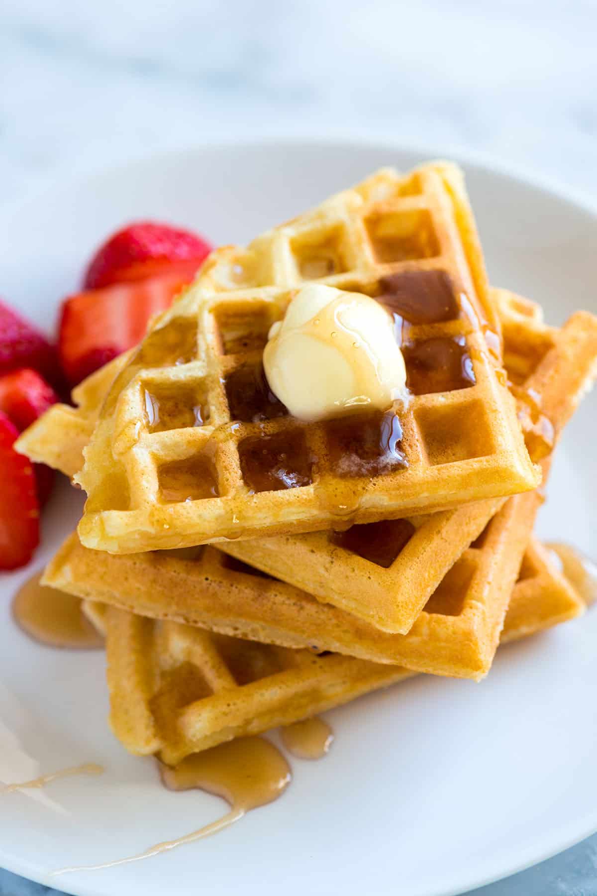 Homemade Crispy Waffles