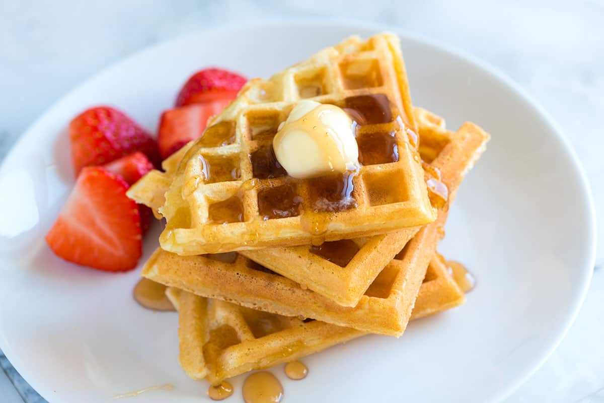 Best Crispy Waffles from Scratch