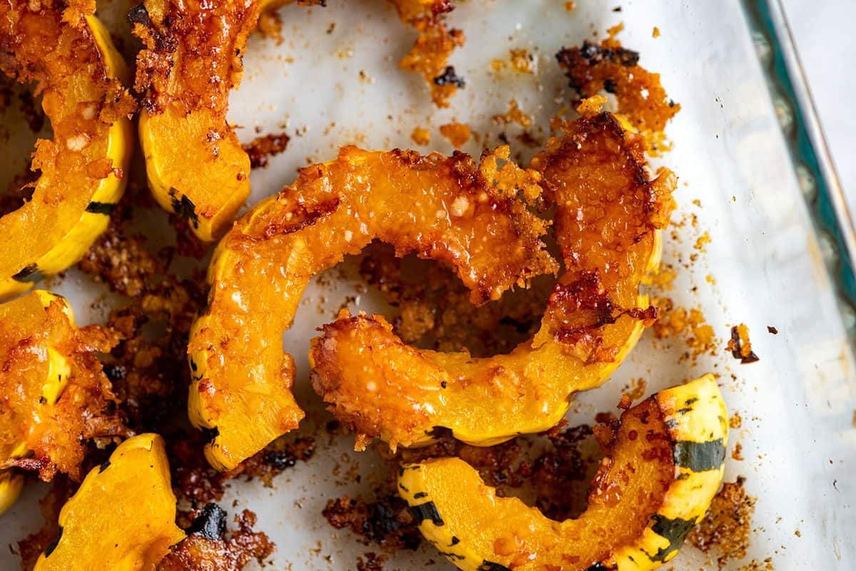 Parmesan Roasted Delicata Squash