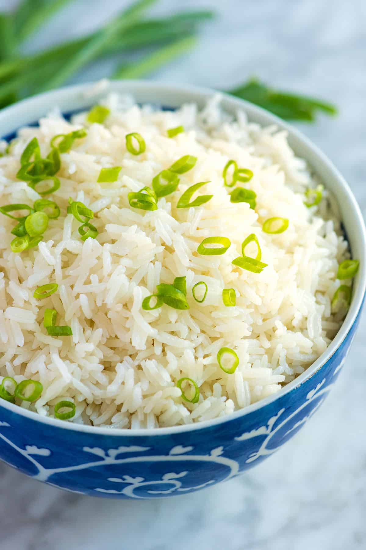 A bowl of coconut rice
