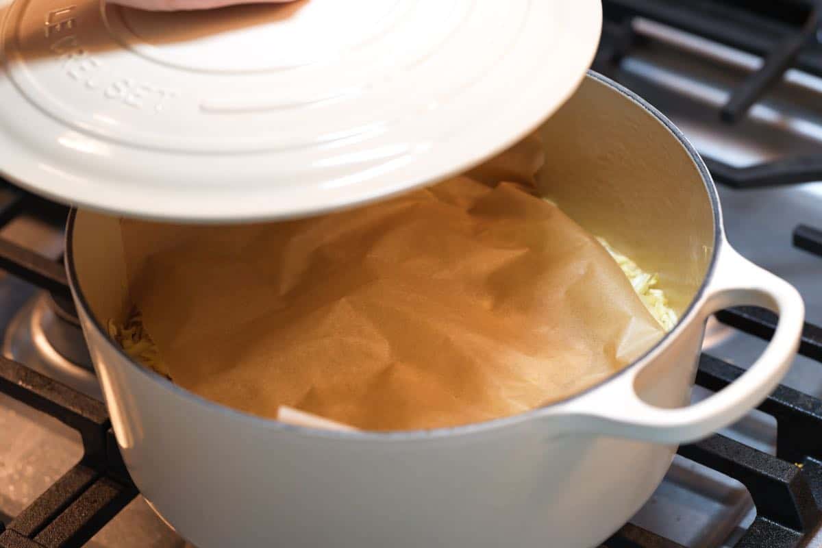 How to Make Quick Sauerkraut: Cooking the sauerkraut