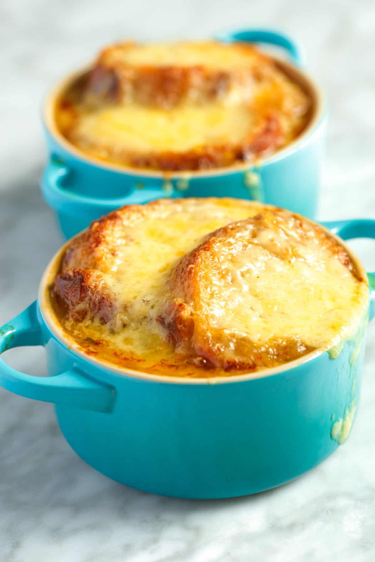 Homemade Classic French onion soup