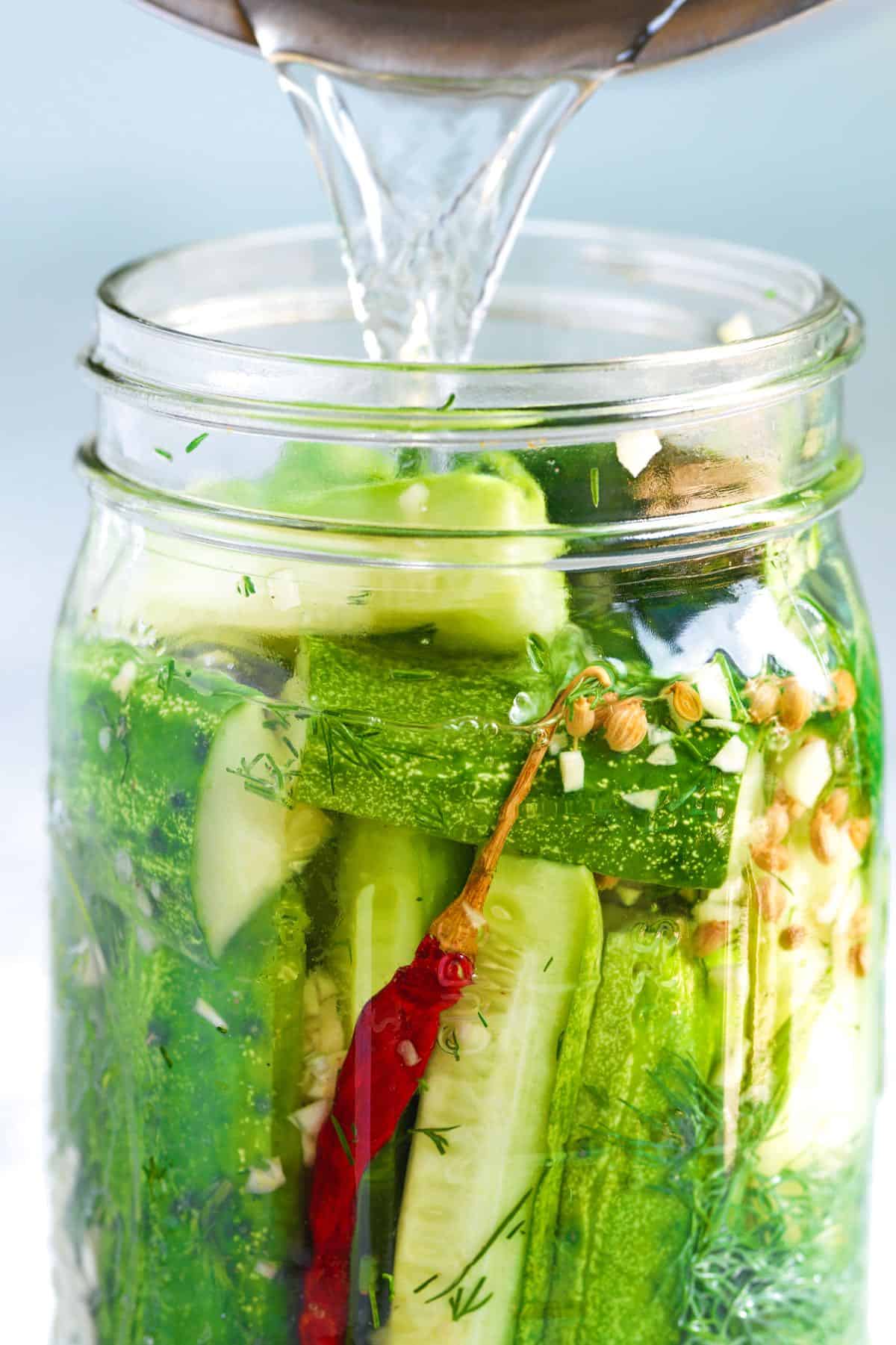 Homemade Dill Pickles