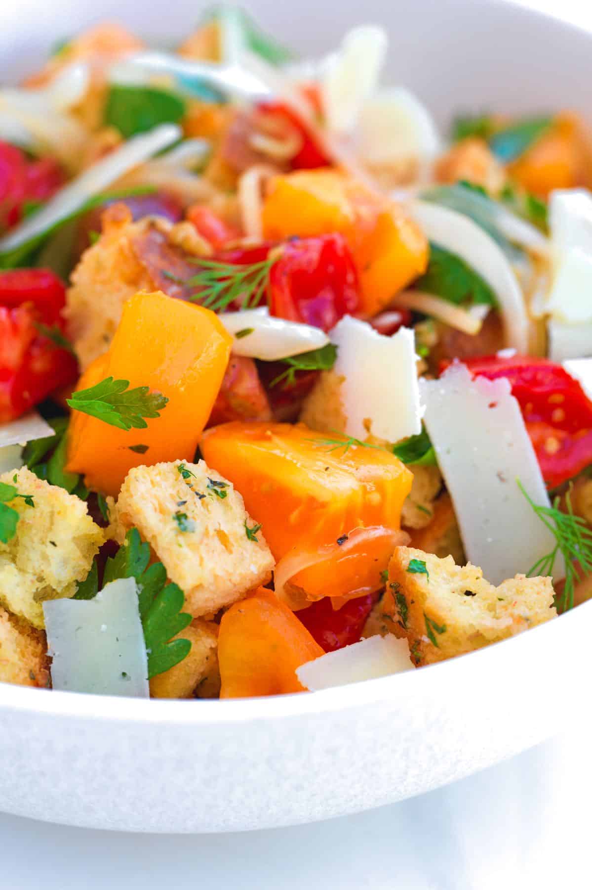 Homemade Panzanella Salad