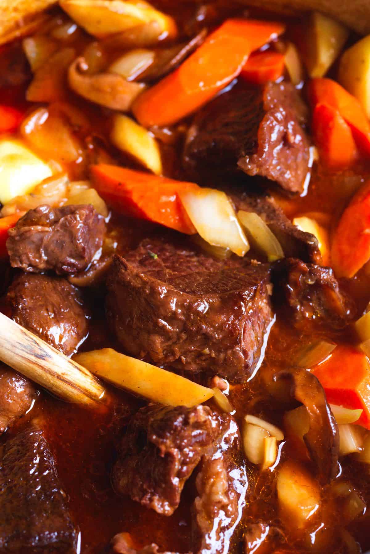 Beef Stew with potatoes and carrots