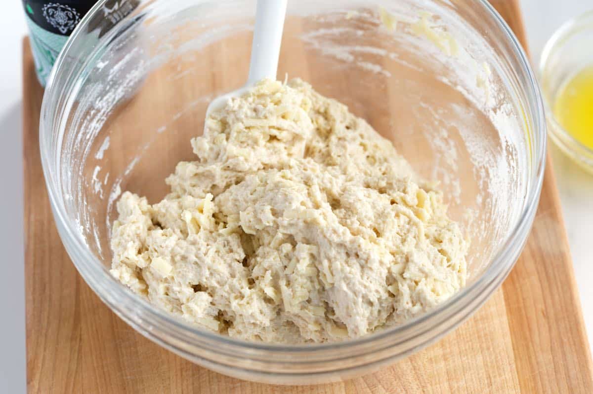 Beer bread batter