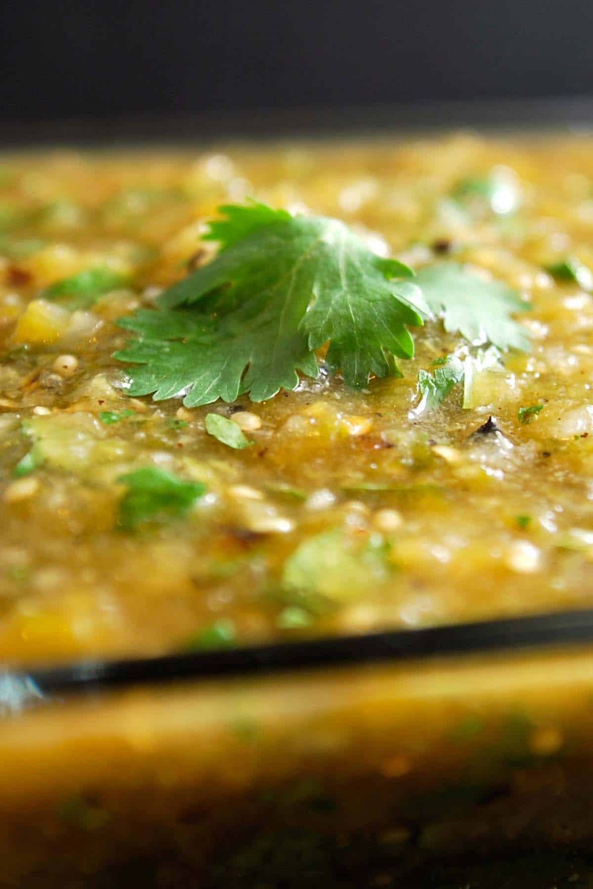 Roasted Tomatillo Salsa Verde