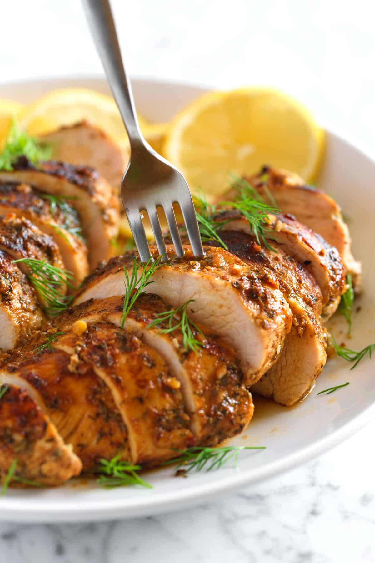 Chicken made with Greek Chicken Marinade