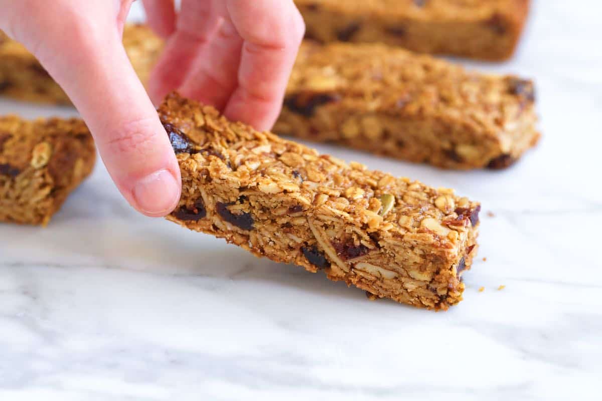 Homemade Baked Granola Bars