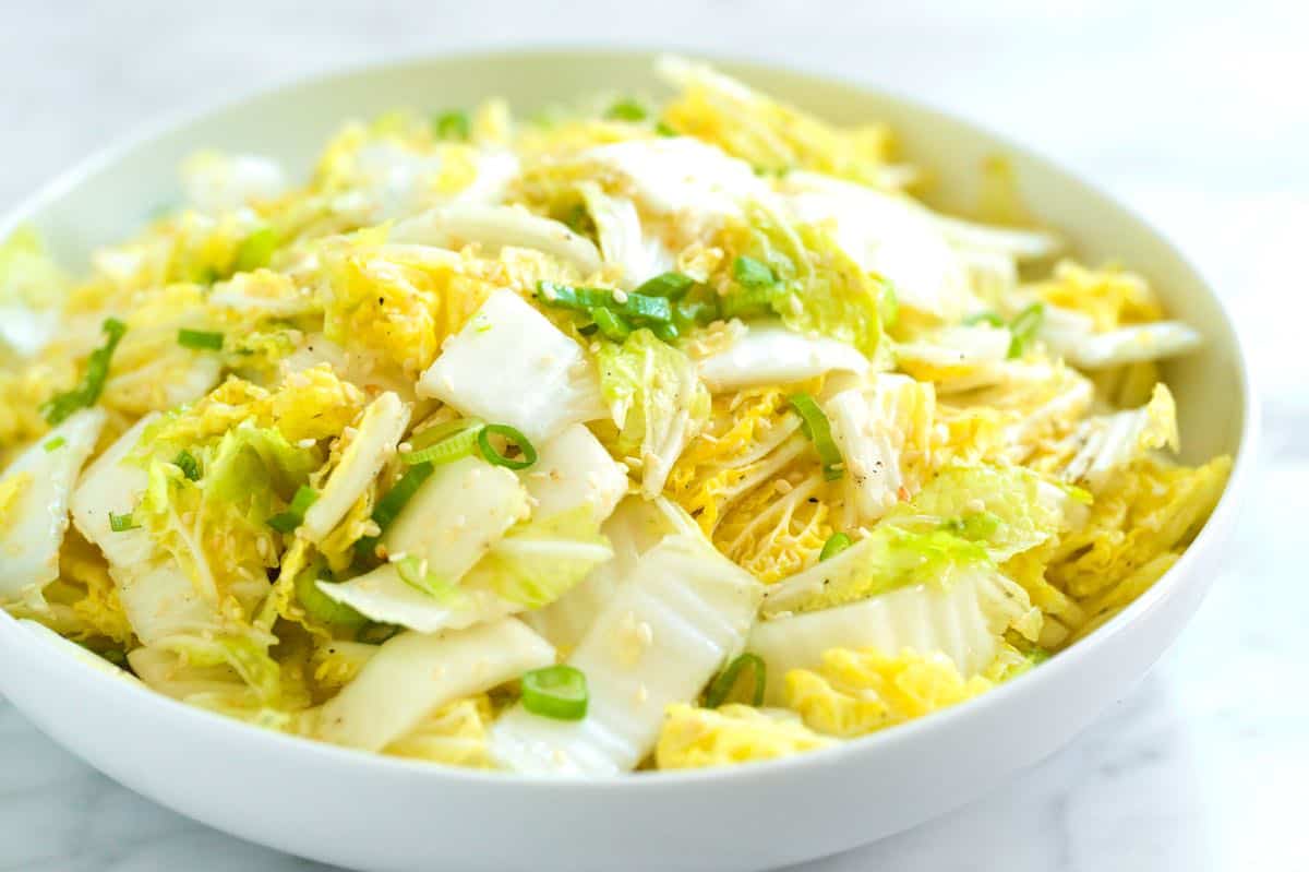 Easy Napa Cabbage Salad