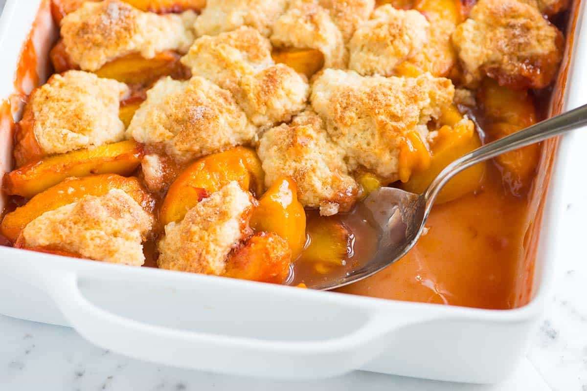 Homemade Peach Cobbler