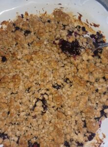 Melissa's Blueberry Crumble