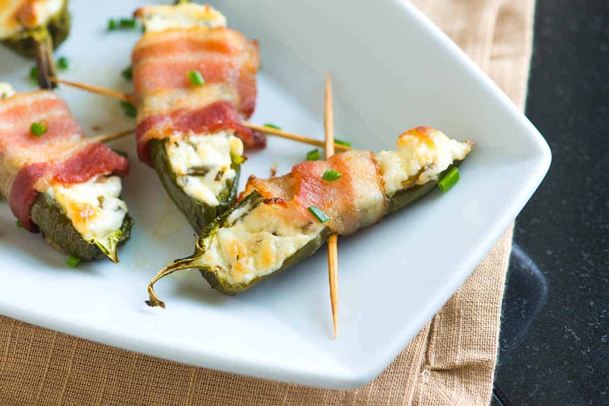 Bacon-Wrapped Jalapeño Poppers