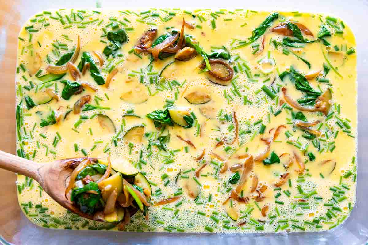Sheet pan eggs for homemade breakfast sandwiches