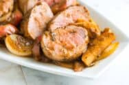 Baked Pork Tenderloin with Apples