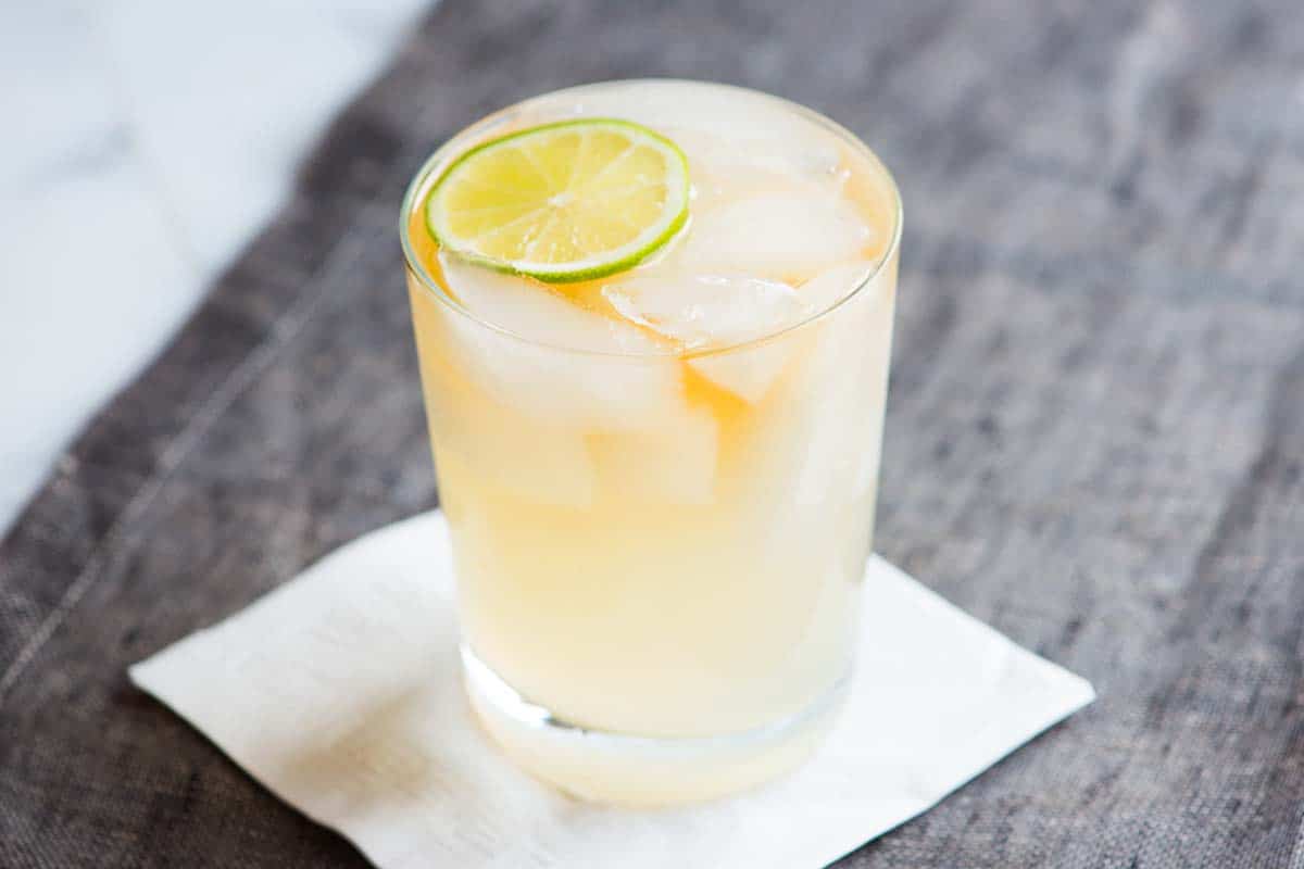 Dark and Stormy Cocktail