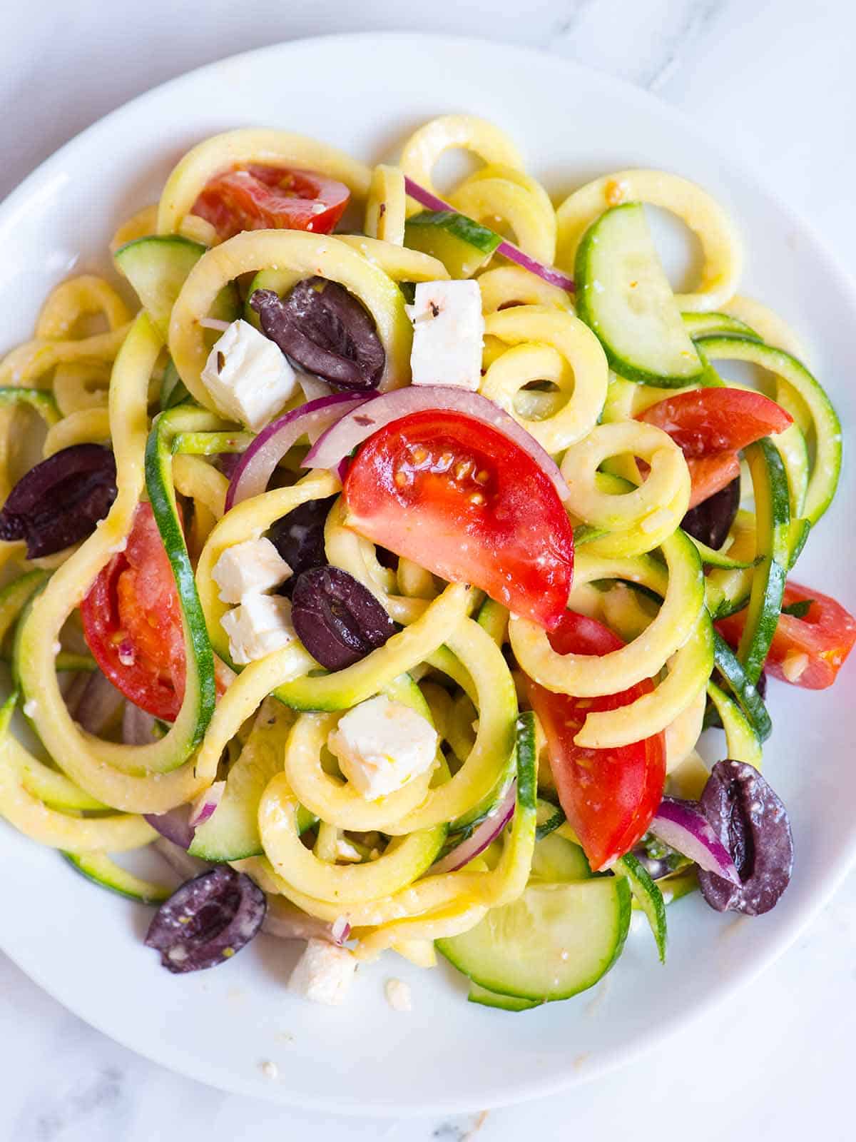 Zucchini Noodle Salad