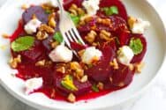 Roasted Beet Salad with Goat Cheese