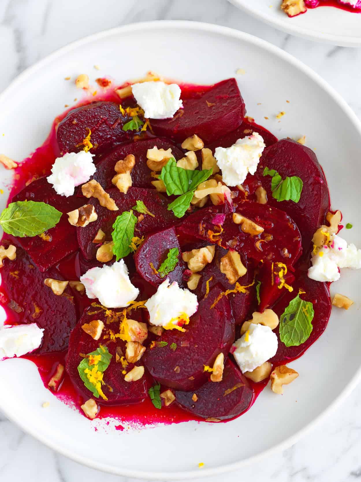 Roasted Beet Salad with Goat Cheese