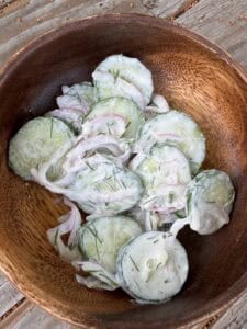 Creamy Cucumber Salad